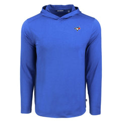 Toronto Blue Jays Cutter & Buck Coastline Epic Comfort Recycled Eco Hoodie Long Sleeve T-Shirt - Royal