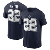 Emmitt Smith Dallas Cowboys Retired Player Name & Number T-Shirt - Navy | Nike on sale
