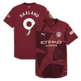 Erling Haaland Manchester City 2024/25 Third Player Jersey - Burgundy | Puma sale