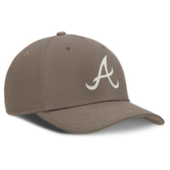 Atlanta Braves Rise Performance Adjustable Hat - Brown | Nike
