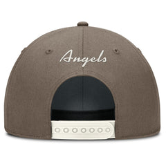 Los Angeles Angels Rise Performance Adjustable Hat - Brown | Nike
