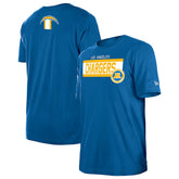 Los Angeles Chargers New Era 3rd Down High Density Print T-Shirt - Blue on sale