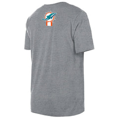 Miami Dolphins New Era 3rd Down High Density Print T-Shirt - Gray outlet