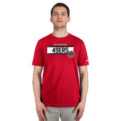San Francisco 49ers New Era 3rd Down High Density Print T-Shirt - Scarlet for sale