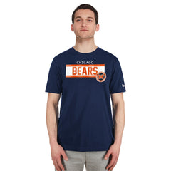 Chicago Bears New Era 3rd Down High Density Print T-Shirt - Navy for sale