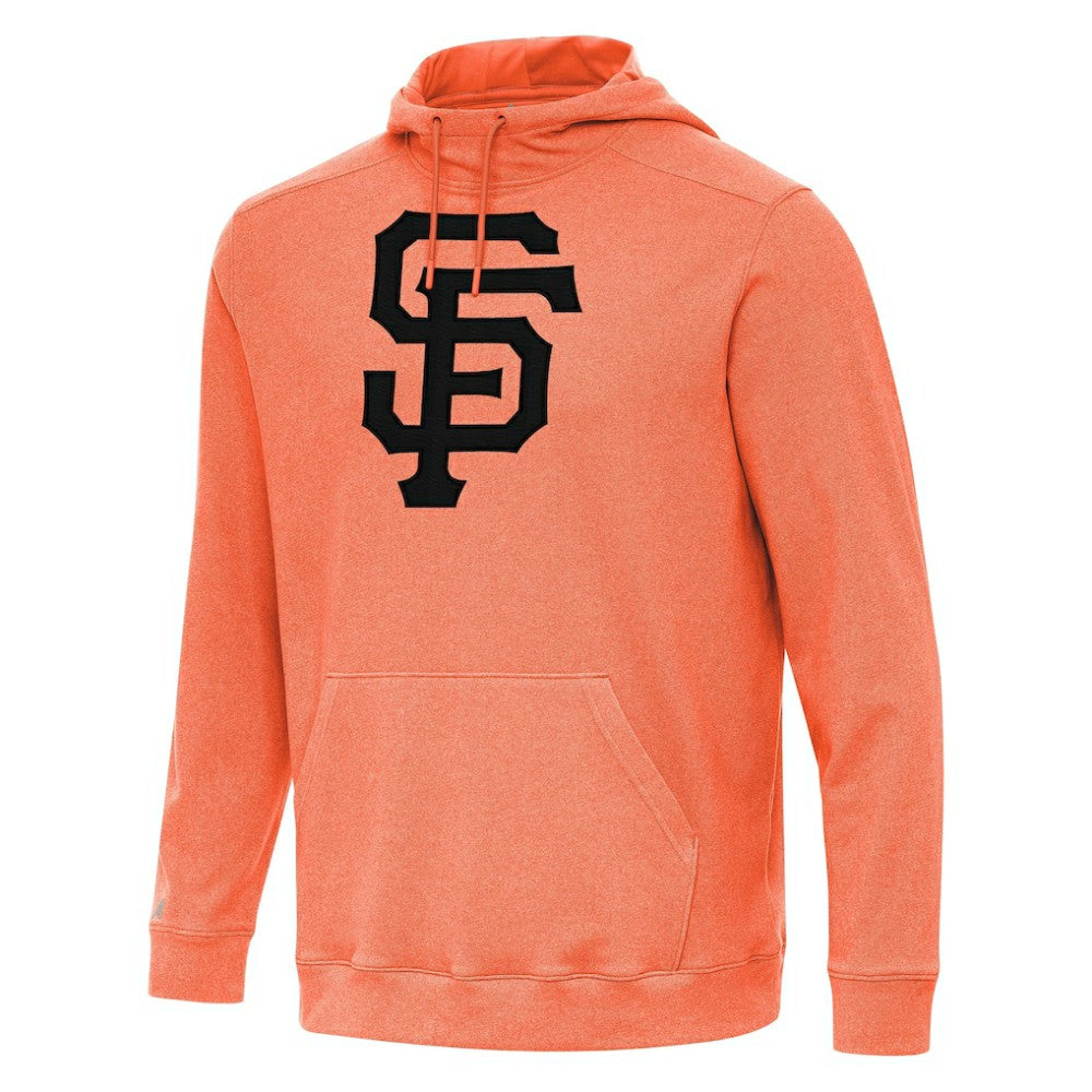 San Francisco Giants Antigua Cloud Pullover Hoodie - Heather Orange