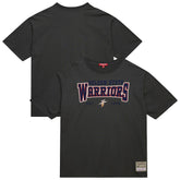 Golden State Warriors Women's Hardwood Classics Oversized Boyfriend T-Shirt sale - Charcoal | Mitchell & Ness sale