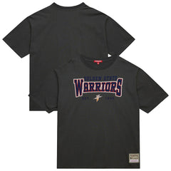 Golden State Warriors Women's Hardwood Classics Oversized Boyfriend T-Shirt sale - Charcoal | Mitchell & Ness sale