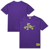 Toronto Raptors Hardwood Classics Neon Nights Premium T-Shirt - Raptors Purple | Mitchell & Ness sale