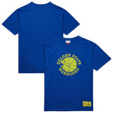 Golden State Warriors Hardwood Classics Neon Nights Premium T-Shirt sale - Royal | Mitchell & Ness discount