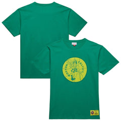 Boston Celtics Hardwood Classics Neon Nights Premium T-Shirt - Kelly Green | Mitchell & Ness on sale