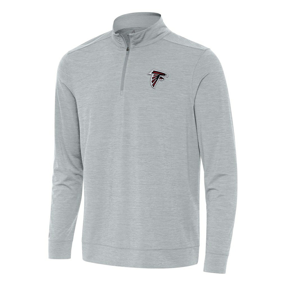 Atlanta Falcons Antigua Bright Quarter-Zip Top - Heather Gray discount