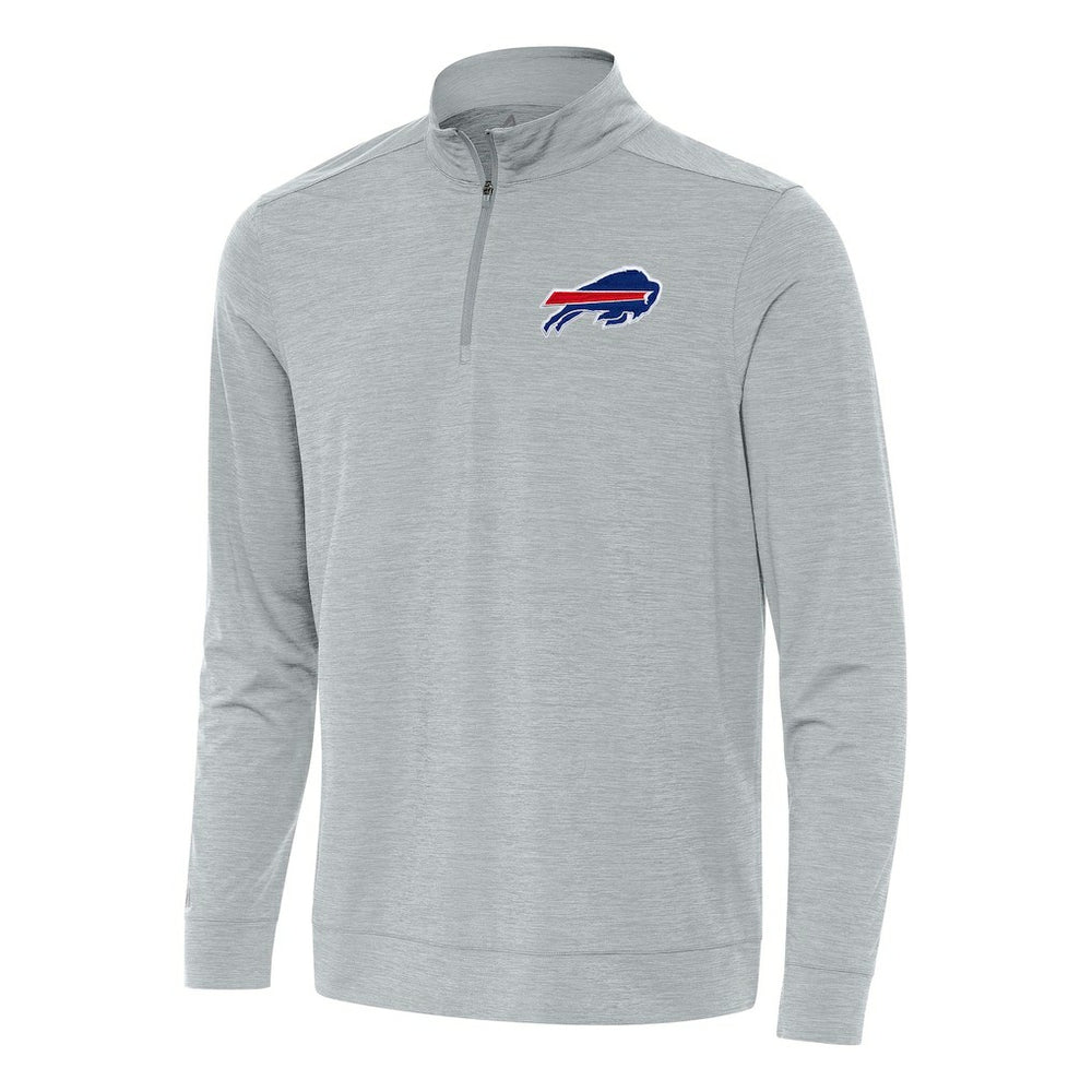 Buffalo Bills Antigua Bright Quarter-Zip Top - Heather Gray sale