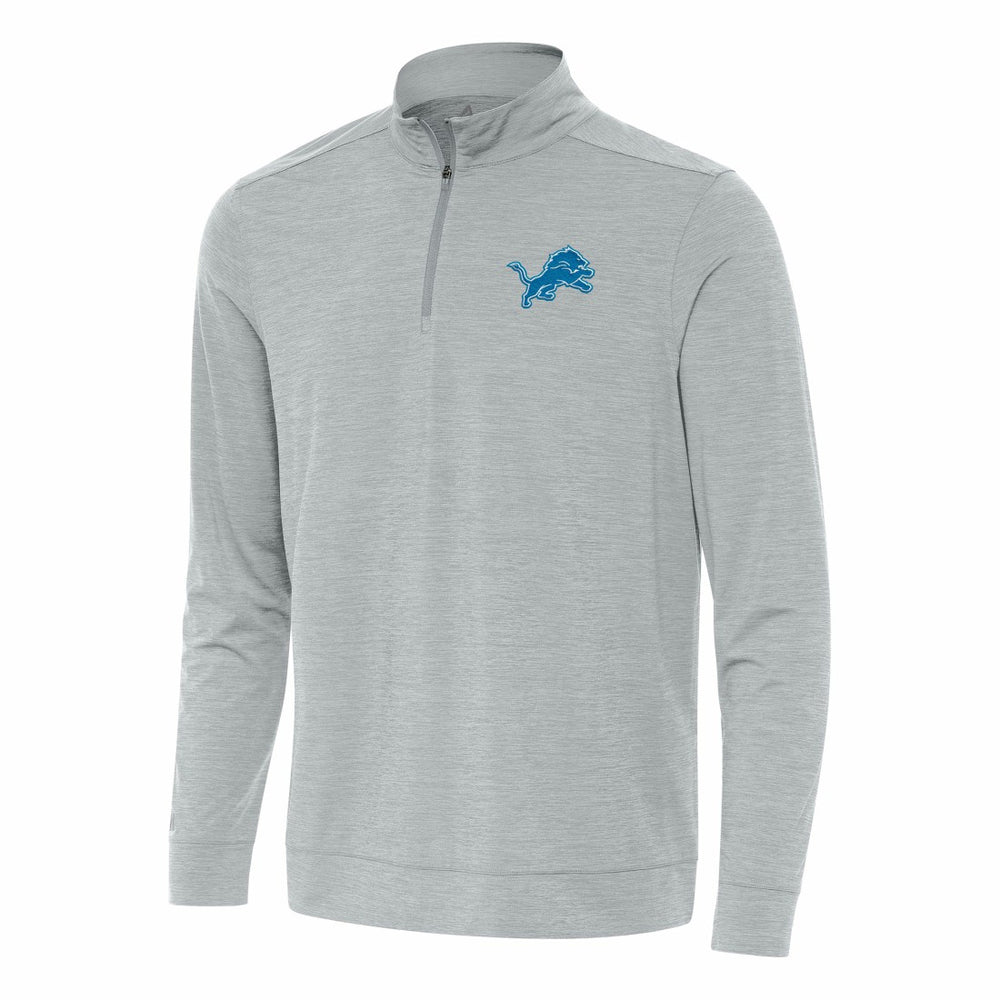 Detroit Lions Antigua Bright Quarter-Zip Top - Heather Gray online