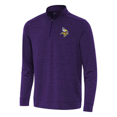 Minnesota Vikings Antigua Bright Quarter-Zip Top - Heather Purple sale