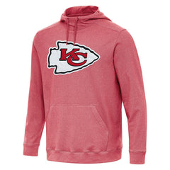 Kansas City Chiefs Antigua Cloud Pullover Hoodie - Heather Red for sale