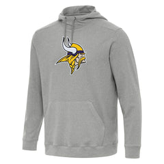 Minnesota Vikings Antigua Cloud Pullover Hoodie - Heather Gray on sale