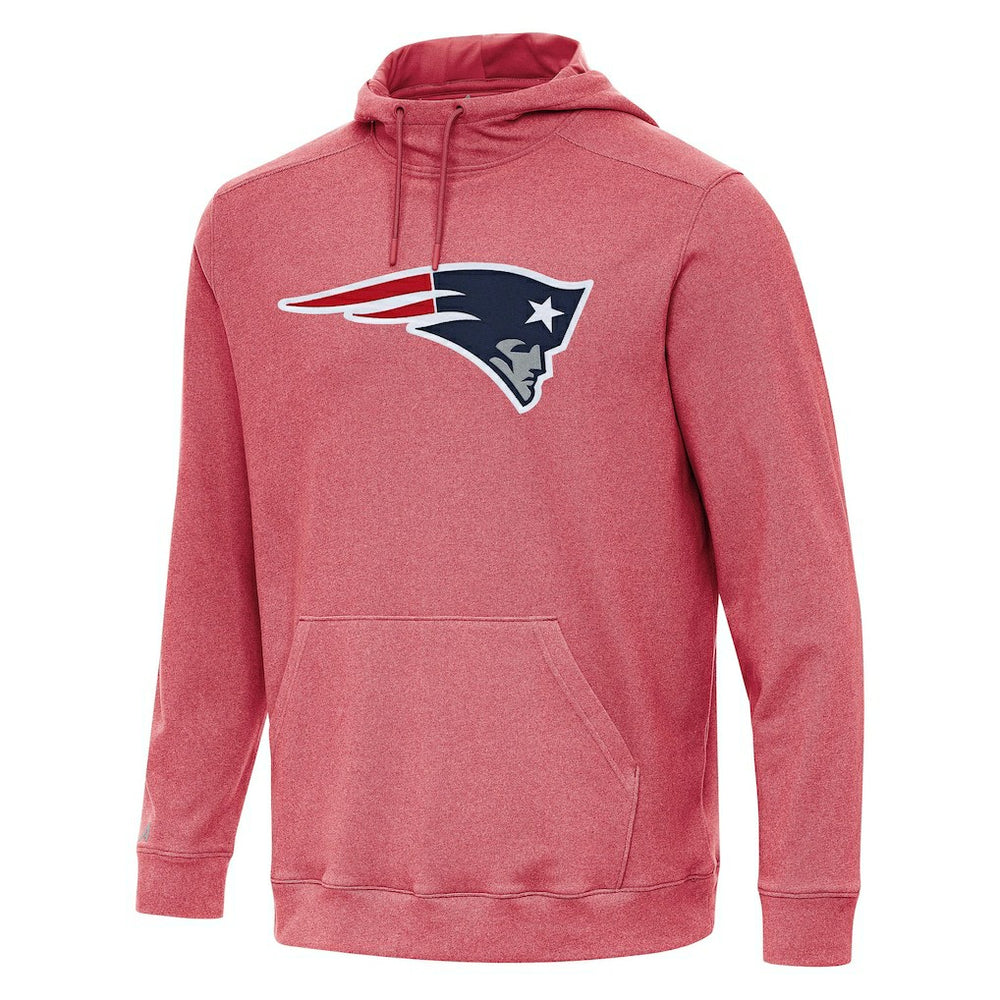 New England Patriots Antigua Cloud Pullover Hoodie - Heather Red online