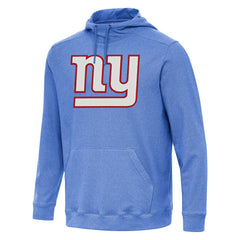 New York Giants Antigua Cloud Pullover Hoodie - Heather Royal on sale