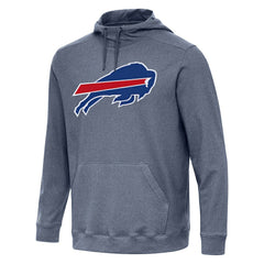 Buffalo Bills Antigua Cloud Pullover Hoodie - Heather Navy discount
