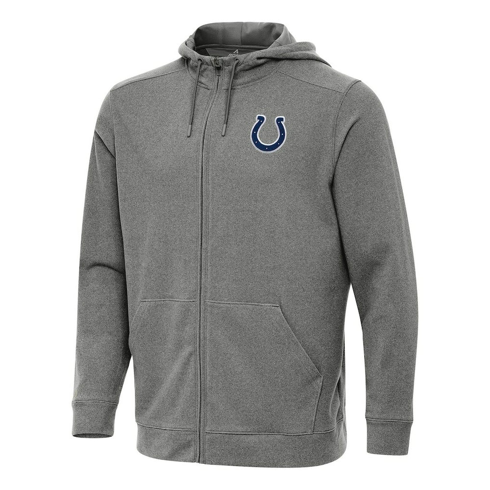 Indianapolis Colts Antigua Effortless Full-Zip Hoodie - Heather Black online