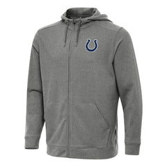 Indianapolis Colts Antigua Effortless Full-Zip Hoodie - Heather Black online