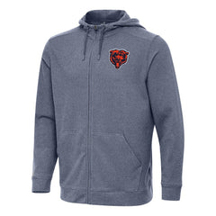 Chicago Bears Antigua Effortless Full-Zip Hoodie - Heather Navy online