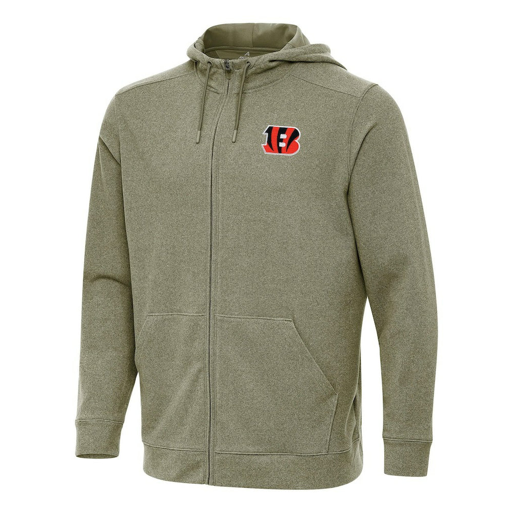 Cincinnati Bengals Antigua Effortless Full-Zip Hoodie - Olive online
