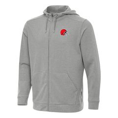 Cleveland Browns Antigua Effortless Full-Zip Hoodie - Heather Gray outlet