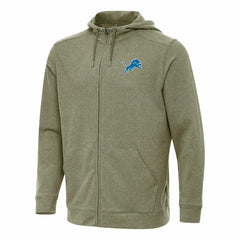Detroit Lions Antigua Effortless Full-Zip Hoodie - Olive sale