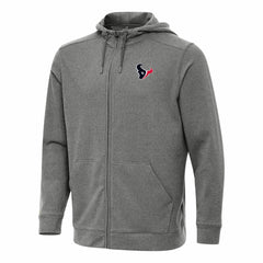 Houston Texans Antigua Effortless Full-Zip Hoodie - Heather Black online