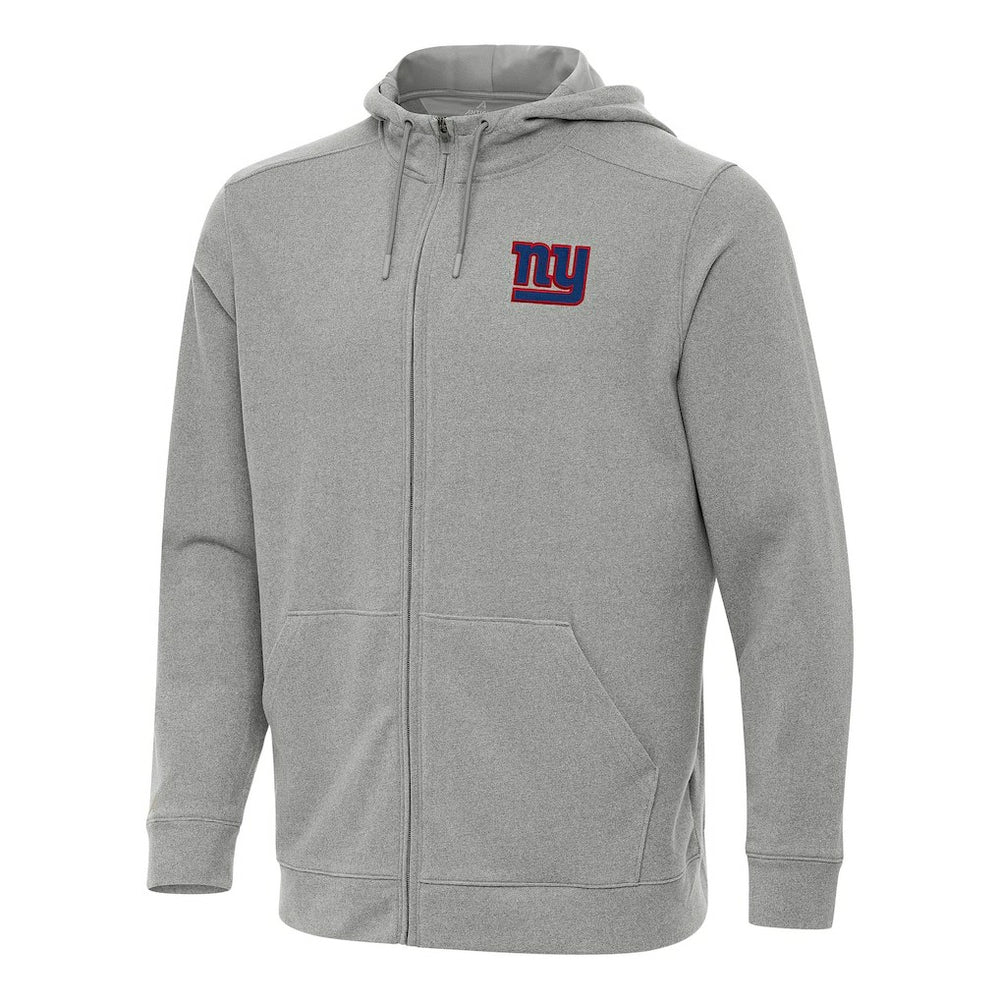 New York Giants Antigua Effortless Full-Zip Hoodie - Heather Gray cheap