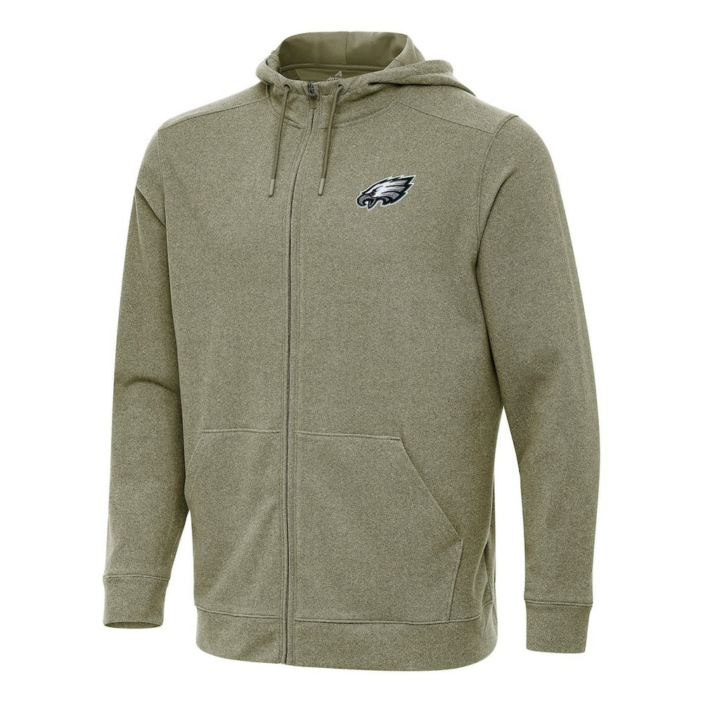 Philadelphia Eagles Antigua Effortless Full-Zip Hoodie - Olive cheap