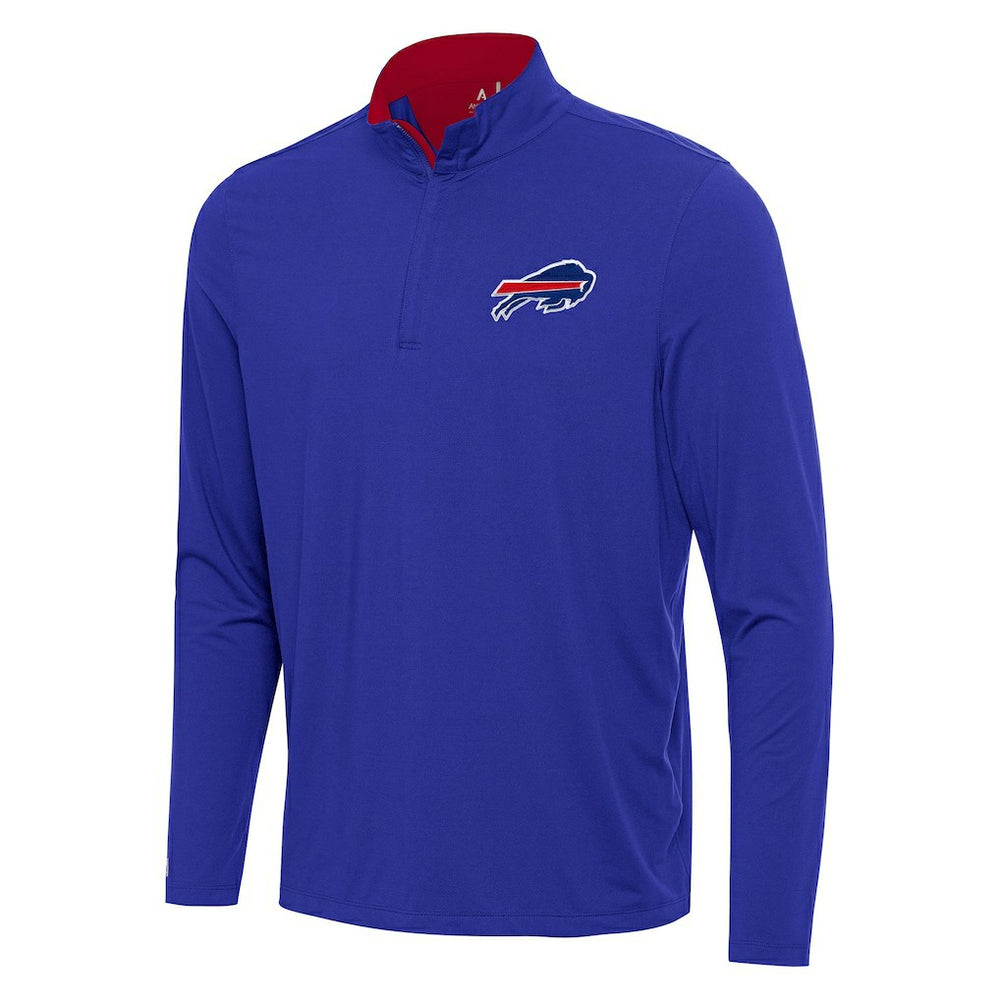 Buffalo Bills Antigua Content Quarter-Zip Pullover Top - Royal/Red online