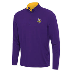 Minnesota Vikings Antigua Content Quarter-Zip Pullover Top - Purple/Gold outlet