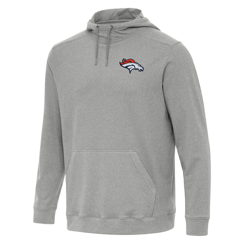 Denver Broncos Antigua Cloud Pullover Hoodie - Heather Gray online