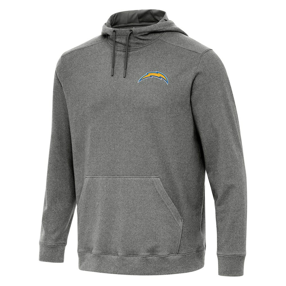 Los Angeles Chargers Antigua Cloud Pullover Hoodie - Heather Black outlet