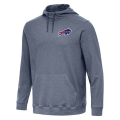 Buffalo Bills Antigua Cloud Pullover Hoodie - Heather Navy on sale