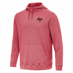 Tampa Bay Buccaneers Antigua Cloud Pullover Hoodie - Heather Red online