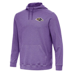 Baltimore Ravens Antigua Cloud Pullover Hoodie - Heather Purple outlet