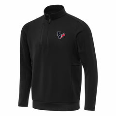 Houston Texans Antigua Generation Quarter-Zip Pullover Top - Black for sale
