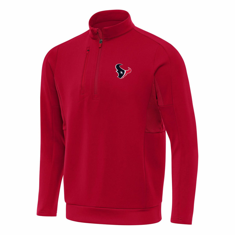Houston Texans Antigua Generation Quarter-Zip Pullover Top - Red on sale