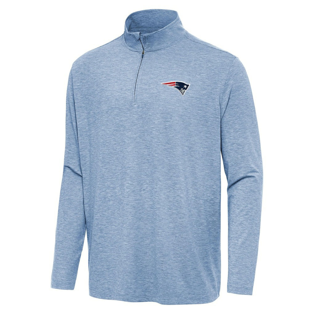 New England Patriots Antigua Hunk Quarter-Zip Jacket - Heather Royal online