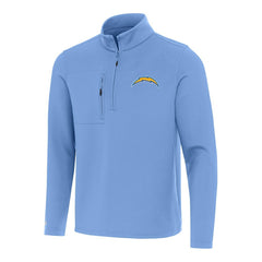 Los Angeles Chargers Antigua Insider Quarter-Zip Pullover Top - Powder Blue for sale