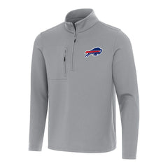Buffalo Bills Antigua Insider Quarter-Zip Pullover Top - Gray discount