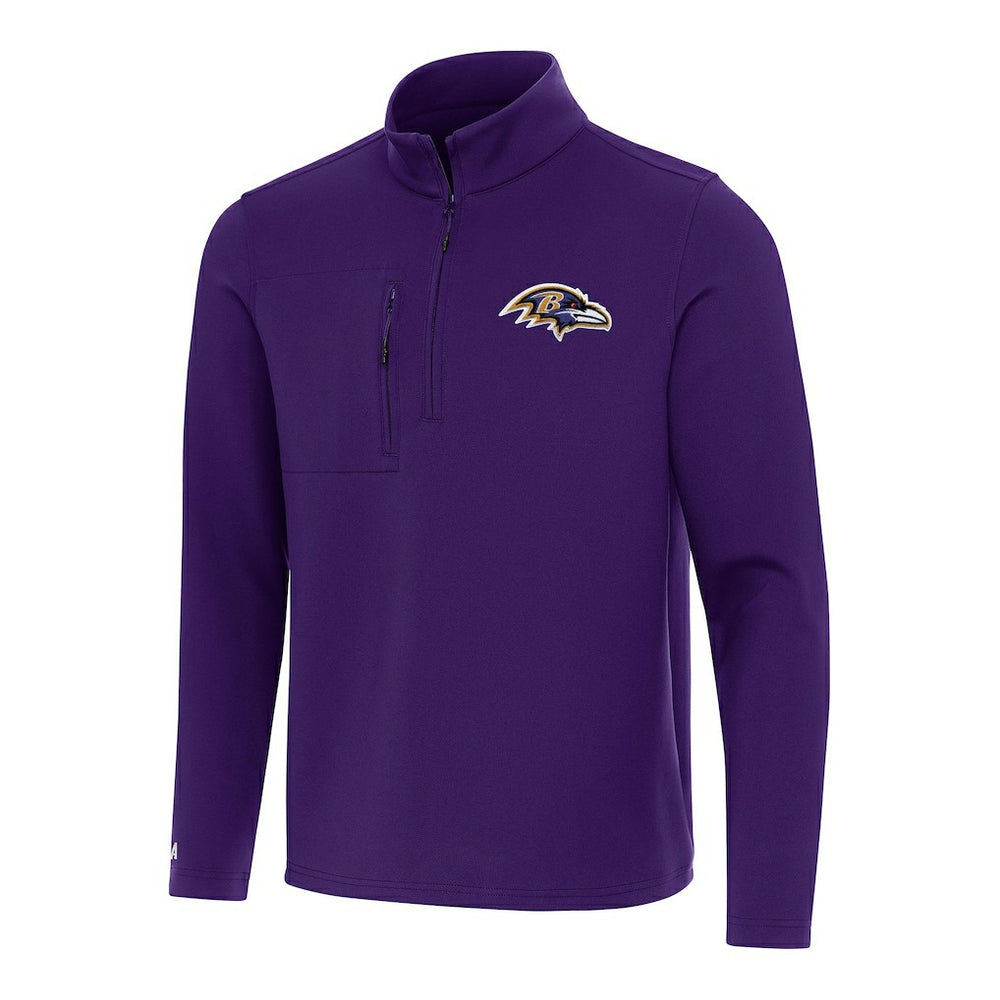 Baltimore Ravens Antigua Insider Quarter-Zip Pullover Top - Purple for sale