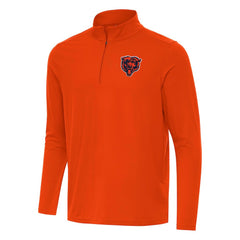 Chicago Bears Antigua Intent Quarter-Zip Pullover Top - Orange sale