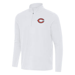 Chicago Bears Antigua Intent Quarter-Zip Pullover Top - White discount