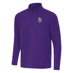 Minnesota Vikings Antigua Intent Quarter-Zip Pullover Top - Purple online