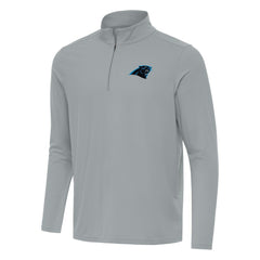 Carolina Panthers Antigua Intent Quarter-Zip Pullover Top - Gray outlet